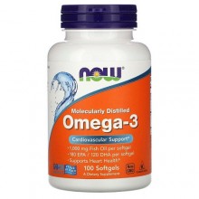 NOW Omega-3  1000 mg, 100 softgels.